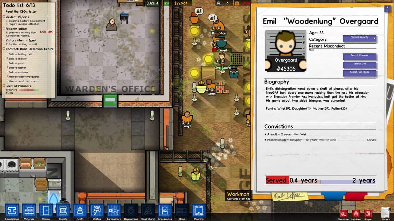 Prison Architect Hero